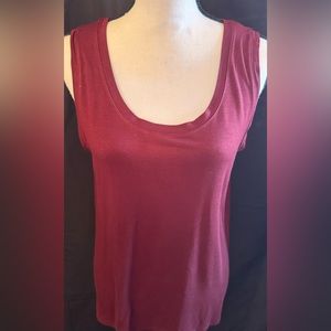 Banana Republic, New without Tags Maroon Sleeveless Top; Size Large
